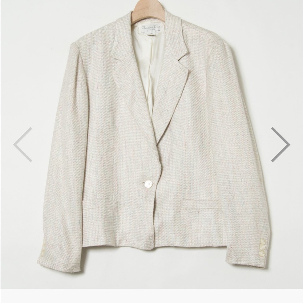 Vintage 100% Authentic, Dior Blazer White